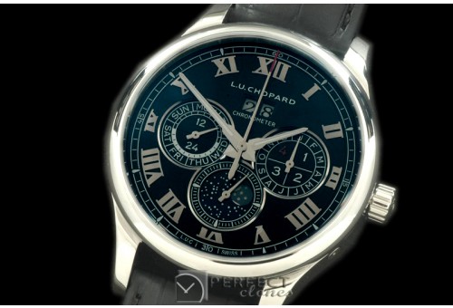 CPLUC10042 LUC Big Date Chronograph SS/LE Black Asia 2813