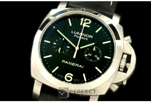 PN36101 Pam 361 Flyback Chrono SS/LE Black ST19M