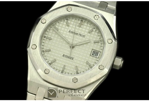 AP00021 Royal Oak Automatic SS/SS White Asian Eta 2824-2