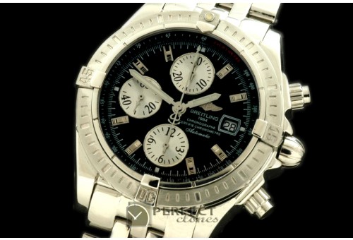BLEV00102 Chronomat Evo SS/SS Black Sticks A-7750 28800