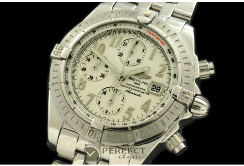 BLEV00111 Chronomat Evo SS/SS White Num A-77528800