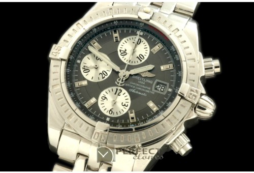 BLEV00104 Chronomat Evo SS/SS Grey Sticks A-77528800