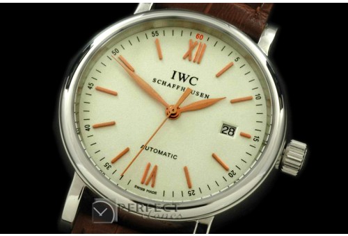 IWPT00992 Portofino Automatic SS/LE White Asia 2892
