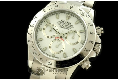 RLDS00101 Daytona 116520 SS/SS White Stick A-7750 Sec@6 28800