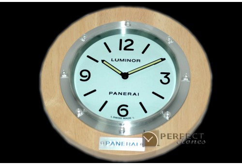 PNC11411 Pam 114 Style Wall Clock Beech Finish Swiss Qtz