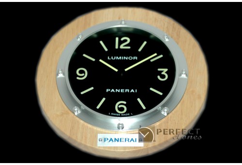 PNC11211 Pam 112 Style Wall Clock Beech Finish Swiss Qtz