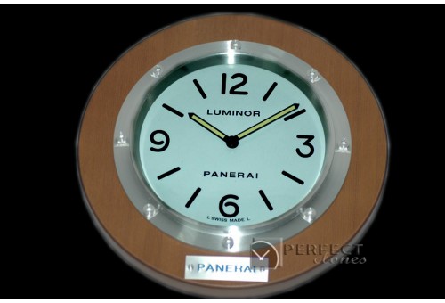 PNC11412 Pam 114 Style Wall Clock Cherry Finish Swiss Qtz