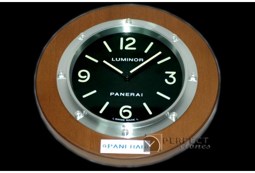 PNC11212 Pam 112 Style Wall Clock Cherry Finish Swiss Qtz