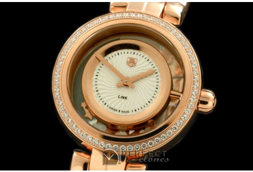 TGLL00221D 2012 Link Ladies RG/RG/Diam White S-Qtz