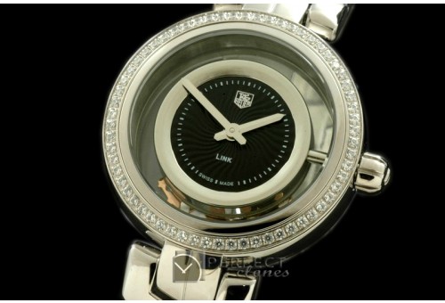 TGLL00202D 2012 Link Ladies SS/SS/Diam Black S-Qtz