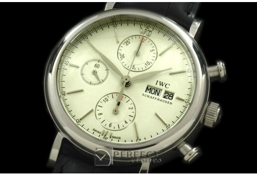 IWPT00011 Portofino Chronograph V2 SS/LE White A-7750 28800bph