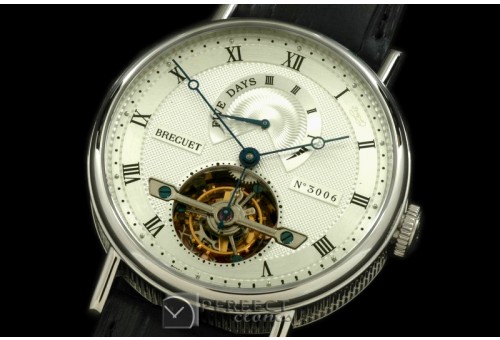 BR00136 Jubilee Tourbillon 5 Days Reserve SS/LE White Tourbillon