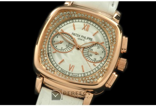 PP7071-111 Ladies Chrono 7071 RG/LE White Asian 2813
