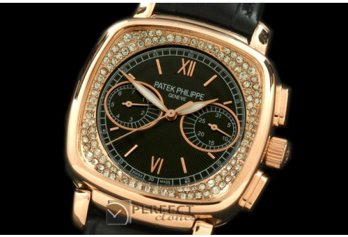 PP7071-112 Ladies Chrono 7071 RG/LE Black Asian 2813