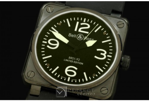 BO-019211 BR01-92 Automatic PVD/RU Black/White A-2836