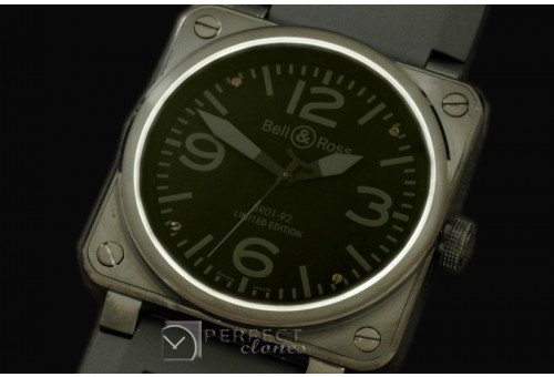 BO-019215 BR01-92 Automatic PVD/RU Black/Grey A-2836