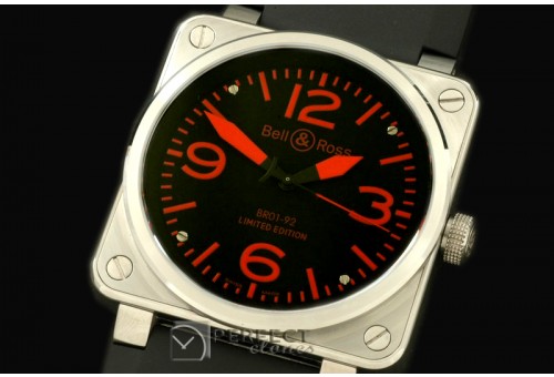 BO-019204 BR01-92 Automatic SS/RU Black/Red A-2836