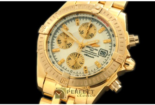 BLEV00301 Chronomat Evo YG/YG White Sticks A-77528800