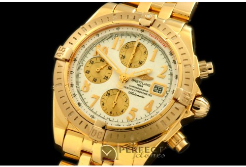 BLEV00311 Chronomat Evo YG/YG White Num A-77528800