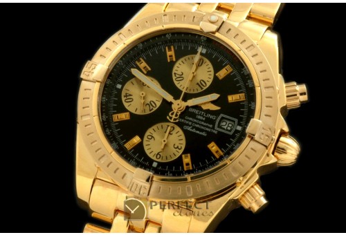 BLEV00305 Chronomat Evo YG/YG Brown Sticks A-77528800