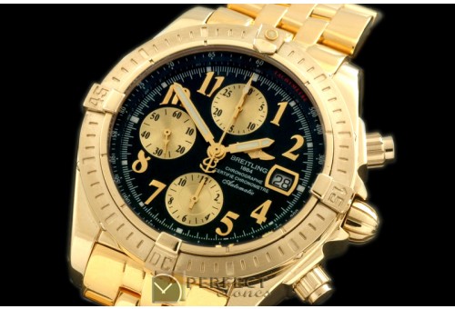 BLEV00312 Chronomat Evo YG/YG Black Num A-77528800