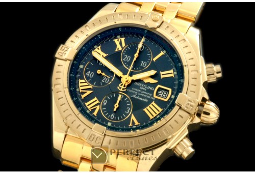 BLEV00323 Chronomat Evo YG/YG Blue Roman A-77528800
