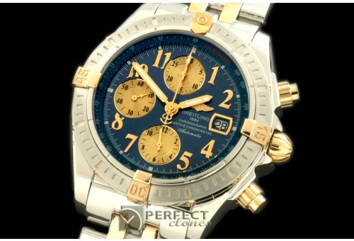 BLEV00213 Chronomat Evo SS/YG Blue Num A-77528800