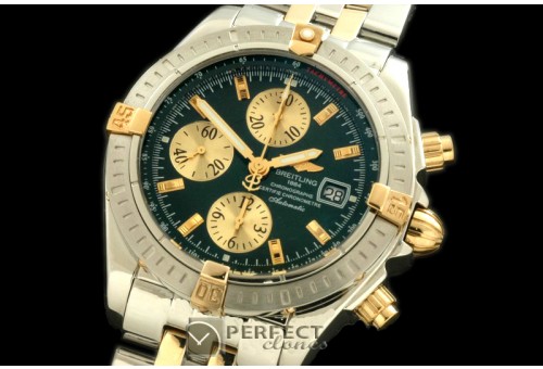 BLEV00206 Chronomat Evo SS/YG Green Sticks A-77528800