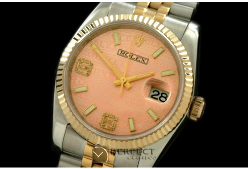 RDJMT00154 SS/YG TT Salmon Asian 2813 - Real Diamonds