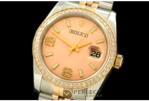 RDJMT00054AD SS/YG TT Salmon Asian Eta 2836/3135-Real Diamond
