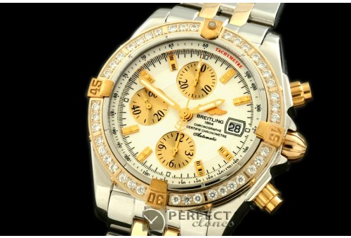 BLEVB00201 Chronomat Evo SS/YG White Sticks A-77528800