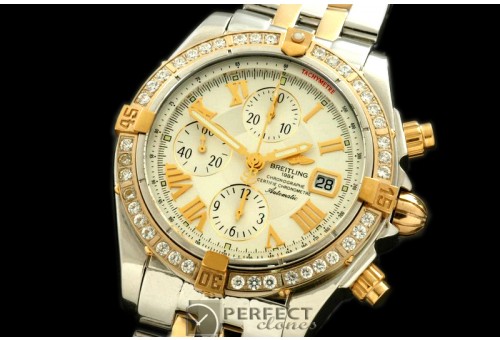 BLEVB00221 Chronomat Evo SS/YG White Roman A-77528800