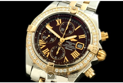 BLEVB00224 Chronomat Evo SS/YG Brown Roman A-77528800