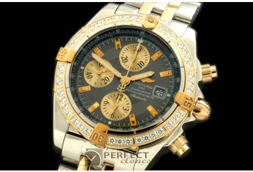 BLEVB00204 Chronomat Evo SS/YG Grey Sticks A-77528800