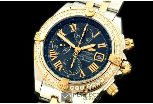 BLEVB00223 Chronomat Evo SS/YG Blue Roman A-77528800