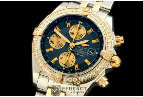 BLEVB00203 Chronomat Evo SS/YG Blue Sticks A-77528800