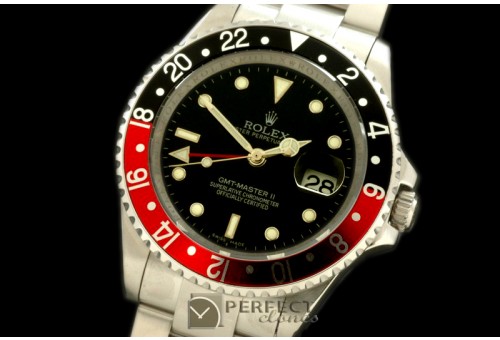 RLGS00051 GMT II 16710 SS Black/Red Swiss 2836/3186