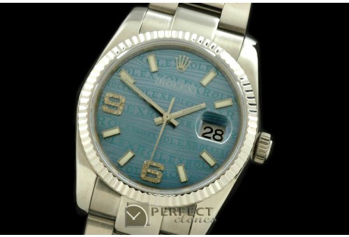 RDJMS00052 SS/SS OYS Blue Asian 2813 - Real Diamonds