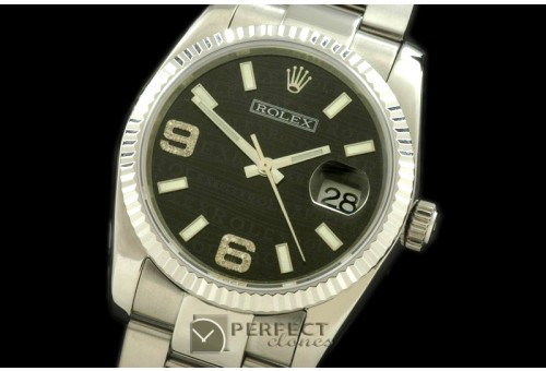 RDJMS00015A SS/SS OYS Black Asian 2836 - Real Diamonds