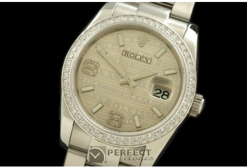 RDJMS00011AD SS/SS OYS Silver Asian 2836 - Real Diamonds