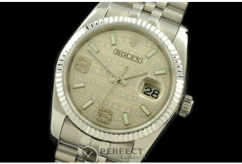 RDJMS00071 SS/SS JUB Silver Asian 2813 - Real Diamonds
