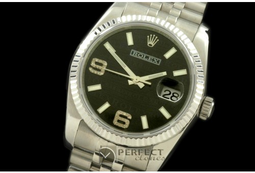 RDJMS00035A SS/SS JUB Black Asian 2836 - Real Diamonds