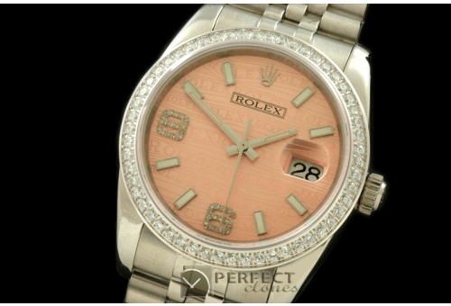 RDJMS00034AD SS/SS JUB Salmon Asian 2836 - Real Diamonds