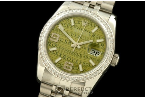 RDJMS00033AD SS/SS JUB Khaki Asian 2836 - Real Diamonds