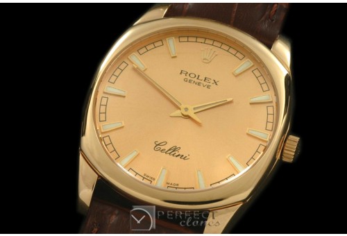RLCD00205 Cellini Danos Men YG/LE Gold Swiss Quartz