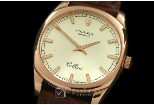 RLCD00304 Cellini Danos Men RG/LE Silver Swiss Quartz