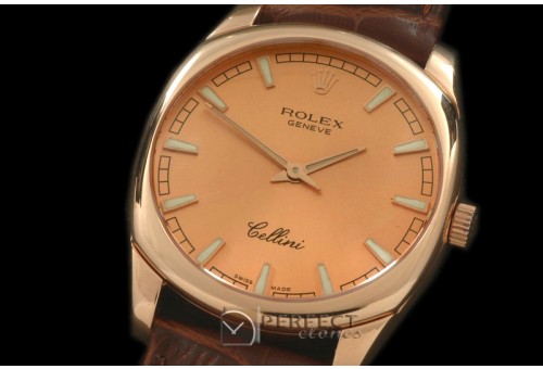 RLCD00305 Cellini Danos Men RG/LE Rose Gold Swiss Quartz
