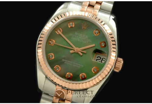 RDJmRT10012A SS/RG Jubilee M-Green Diam Swiss 2688/2355