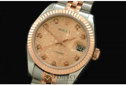 RDJmRT10019A SS/RG Jubilee R-Gold Diam Swiss 2688/2355