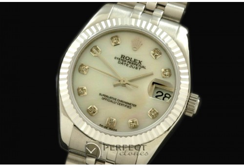 RDJmS10006A SS Jubilee M-Wht Diam Swiss 2688/2355